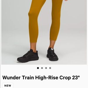 Lululemon Wunder Train High-Rise Crop 23" brand new with tag